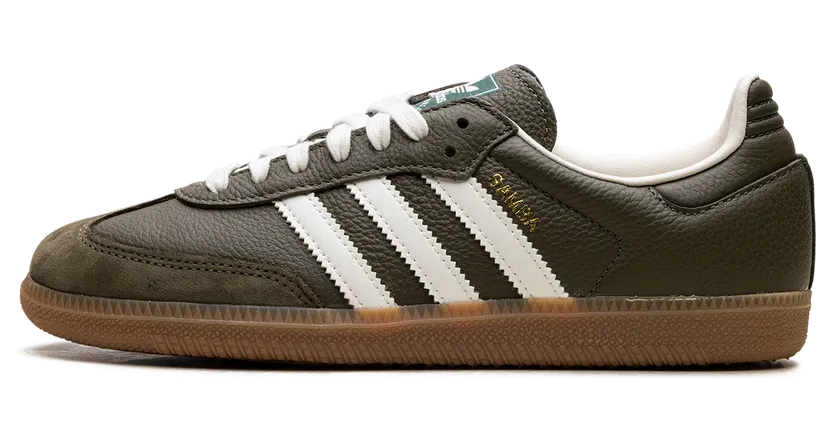 Adidas Samba OG “Dark Khaki/Gum”: colorway zoveel, wél een goeie