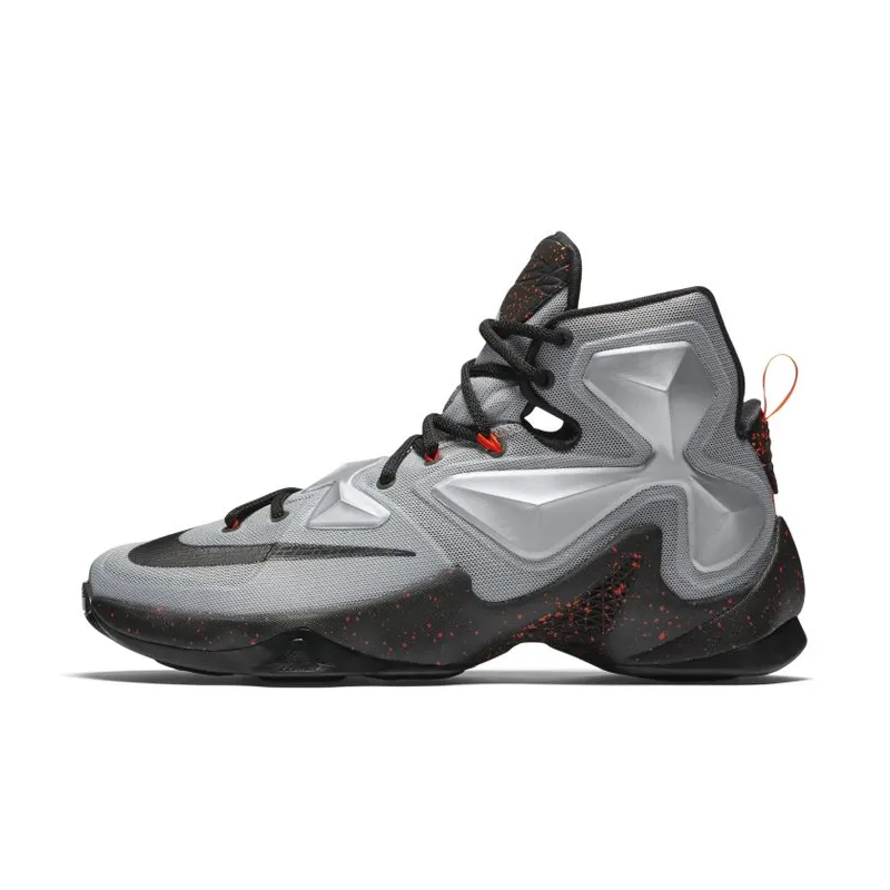 Nike LeBron 13 Lava Metallic Silver/Energy-Hyper Jade-Black (807219-003)