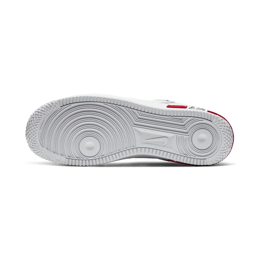 Nike Air Force 1 React White Black Red (2020) (CD4366-100)