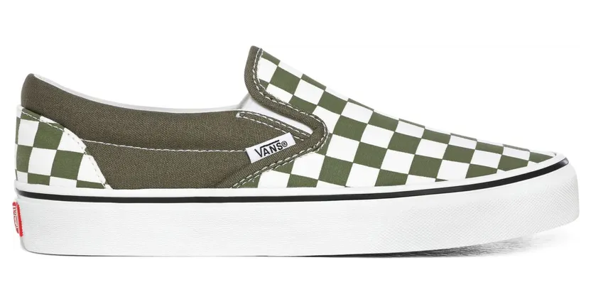 Vans Classic Slip-On ‘Checkerboard – Grape Leaf’ Grape Leaf/True White (VN0A4U381GA)