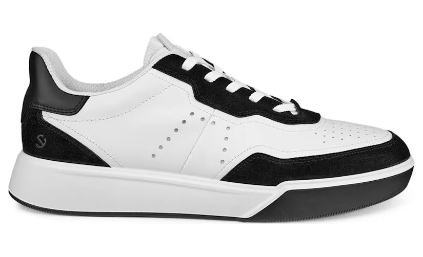 Ecco Street Court White Black (539814-50334)