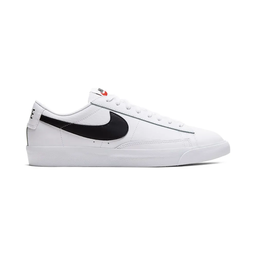 Nike Blazer Low White Black (2020) White/Orange Blaze-Black (CZ1089-100)