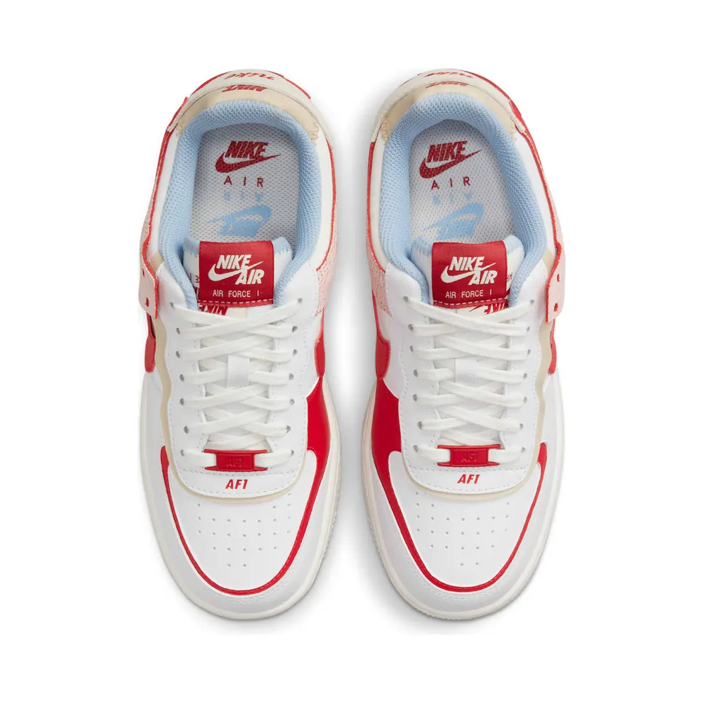 Nike Air Force 1 Shadow ‘Summit White University Red’ (2021) (CI0919-108)