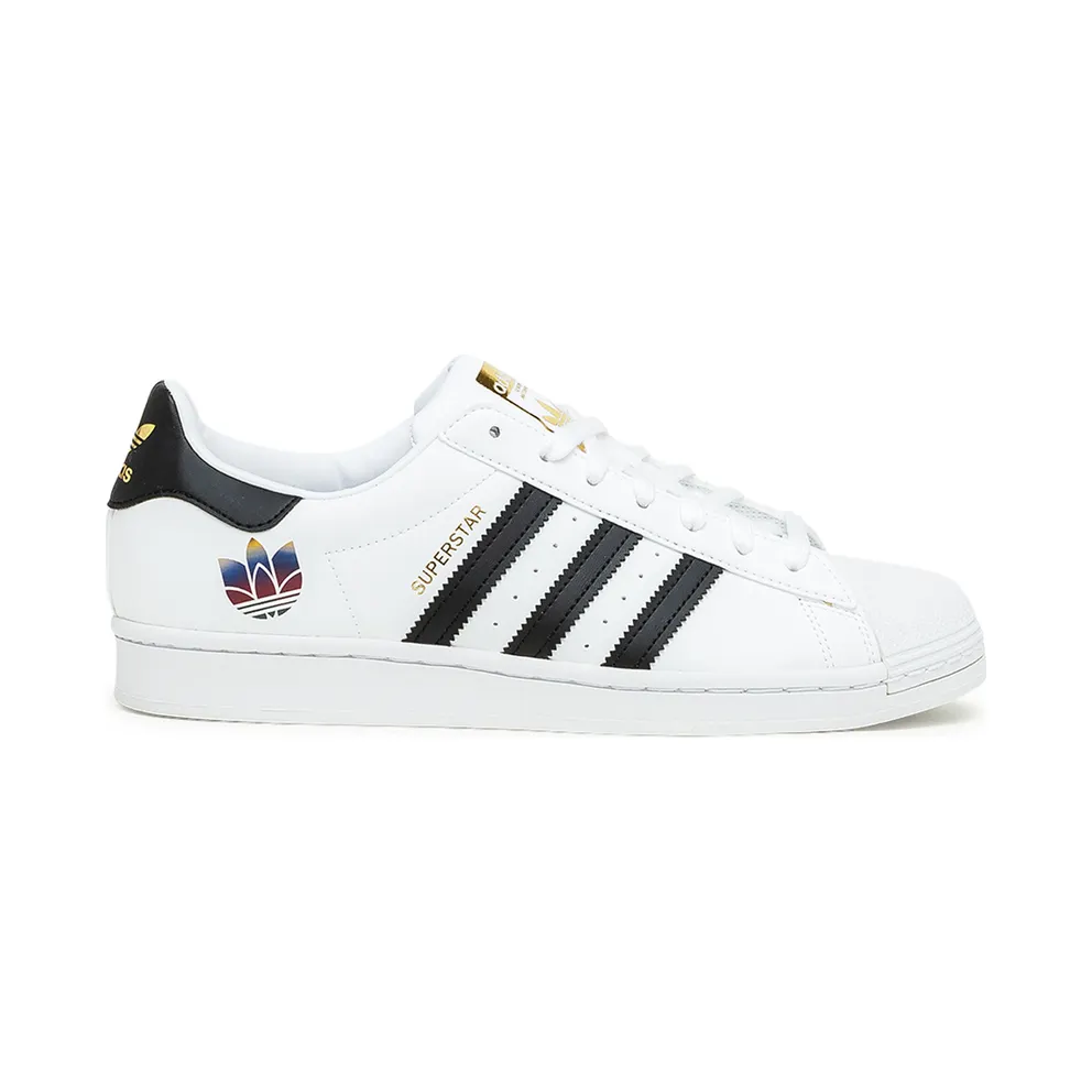 adidas Superstar Trefoil White Black (W) Cloud White/Core Black/Gold Metallic (FX8543)