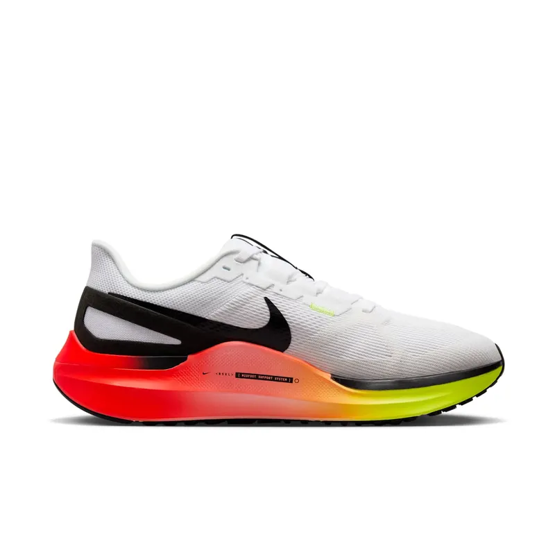 Nike Structure 25 White Bright Crimson Volt Black (HF4913-100)