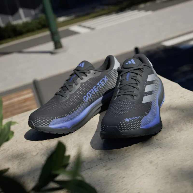 Adidas Supernova GORE-TEX Running Shoes Core Black / Grey / Cobalt Blue (ID6307)