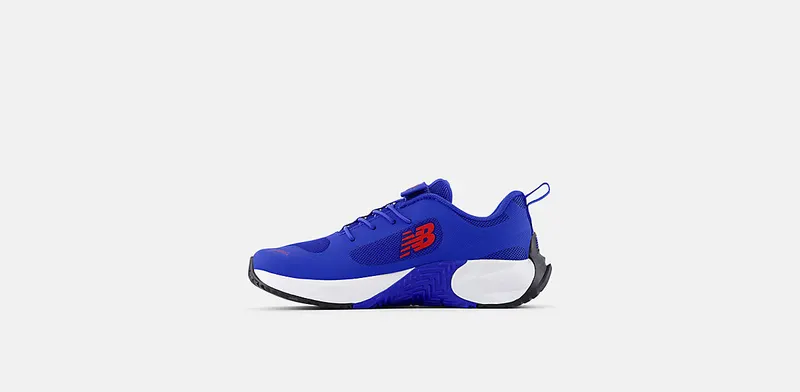 New Balance FuelCell Play Bungee with Top Strap Blue Gemstone Team Red White (PTFCYAD)