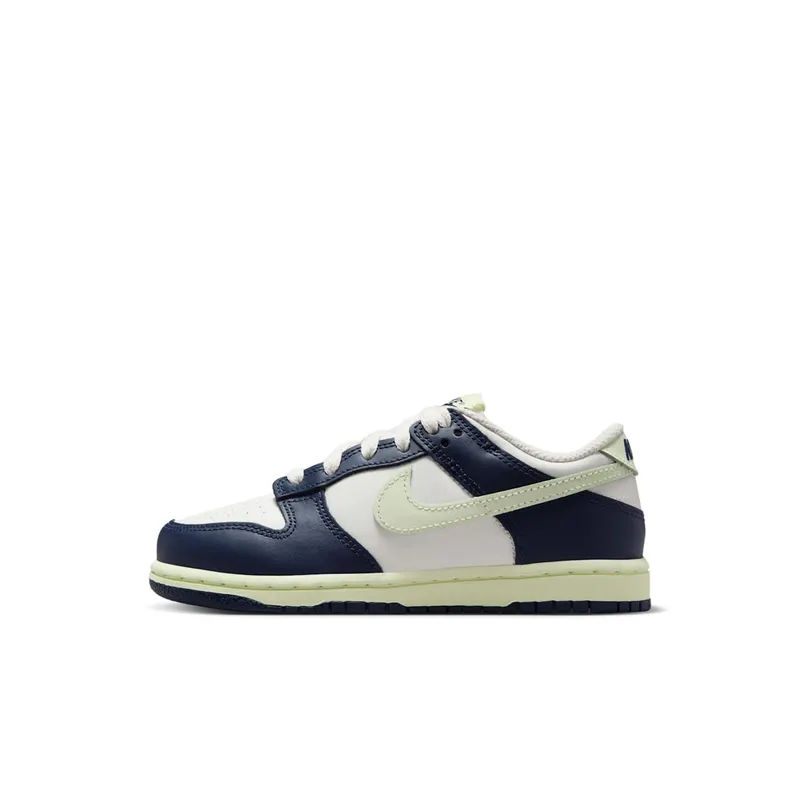 Nike Dunk Low Sail Midnight Navy Volt Tint (FB9108-127)