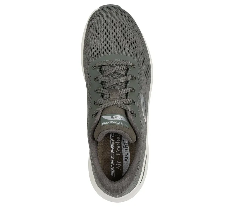 Skechers Arch Fit 2.0 – Big League Sneaker Olijf