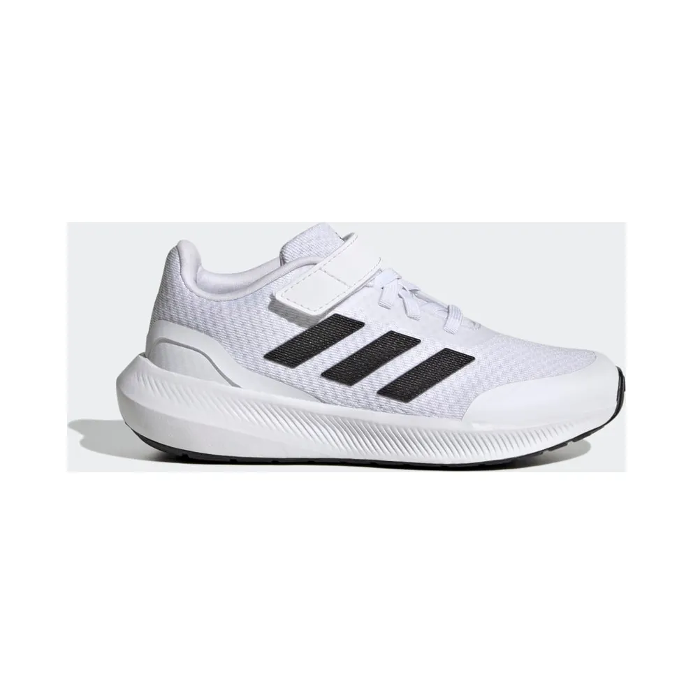 Adidas RunFalcon 3.0 with Elastische Veters and Velcro Cloud White / Core Black / Cloud White (HP5868)