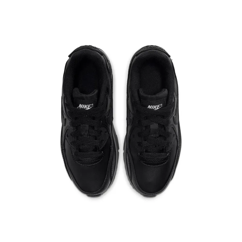 Nike Air Max 90 Black (PS) Black/Black/White (CD6867-001)