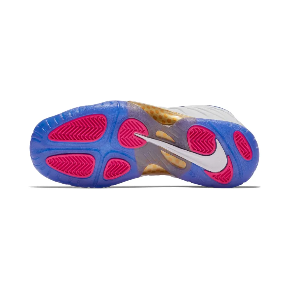 Nike Air Foamposite One Peanut Butter & Jelly (GS) White/Fuchsia Blast-Racer Blue (644791-103)