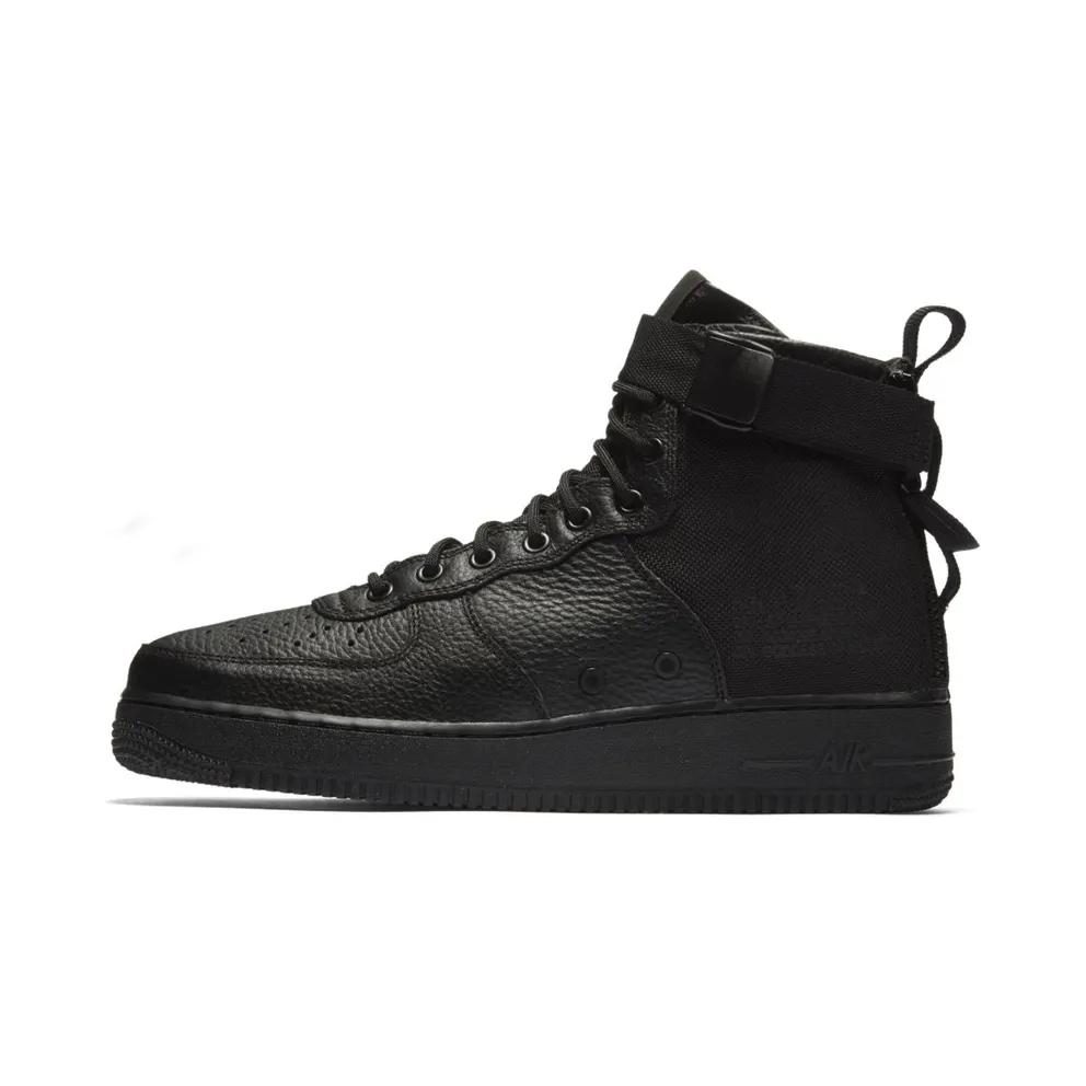 Nike SF Air Force 1 Mid Triple Black Black/Black-Black (917753-005)