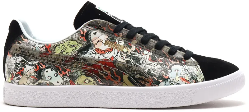 Puma Suede atmos x Three Tides Tattoo Puma Black/Puma White (381246-01)