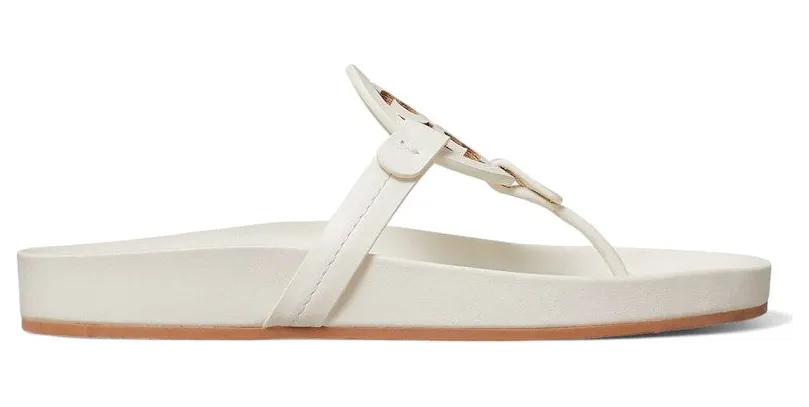 Tory Burch Miller Cloud Sandals New Ivory Off White (81032-164)