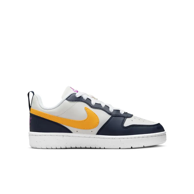 Nike Court Borough Low Recraft Phantom White Obsidian University Gold (HJ3482-071)