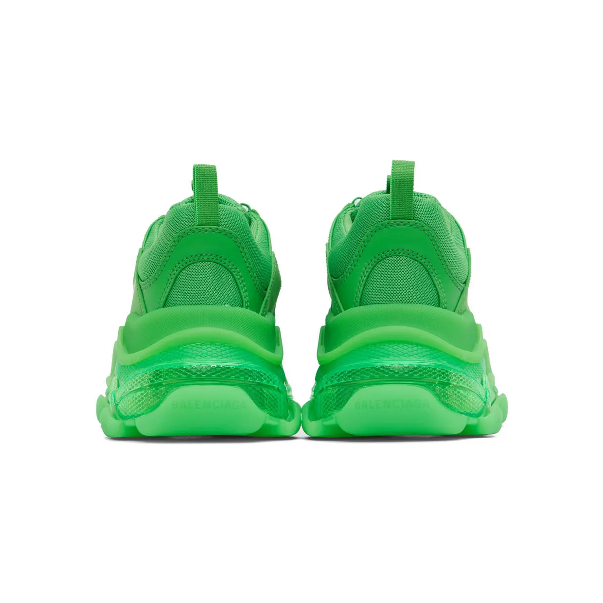 Balenciaga Green Triple S Sneakers (541624-W2GA1-3510) (2)