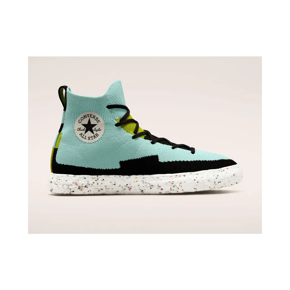 Converse Renew Chuck Taylor All Star Crater Knit Soft Aloe/lime Twist/zwart (171492C)