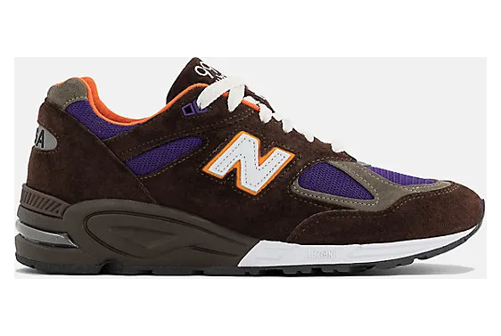 New Balance 990 v2 “Brown/Orange/Purple” (M990BR2)