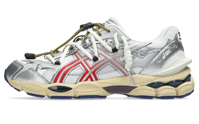 ASICS Gel-Cumulus 16 TOGA White Red Pure Silver (1203B115-100)