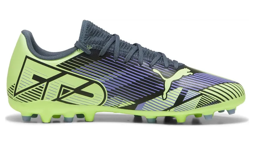 Puma Future 7 Play MG Fußballschuhe 01 – hyperlink blue/mint/puma white 43 für Herren, blau, Größe 44 ½ EU / 10 UK (107941)