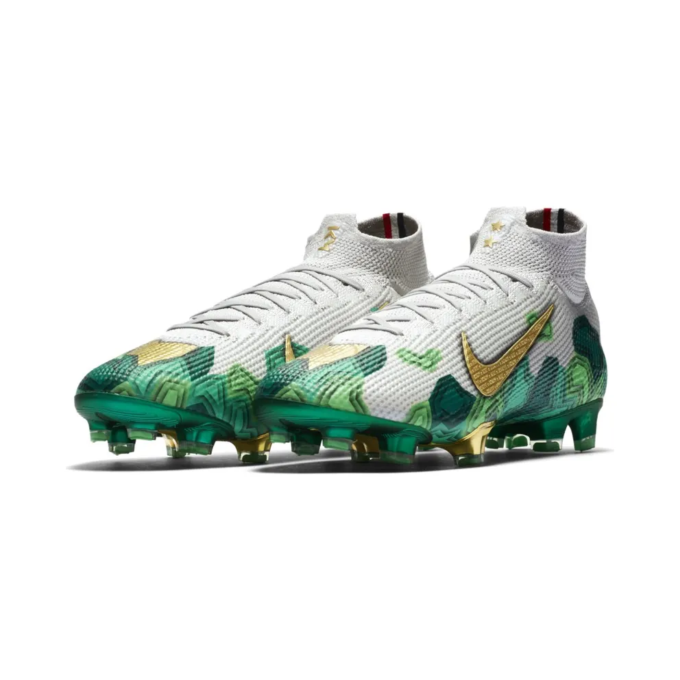 Nike Mercurial Superfly 7 Elite SE FG Kylian Mbappe Bondy Dreams Vast Grey/Electro Green-Lucid Green-Metallic Vivid Gold (CT1099-093)