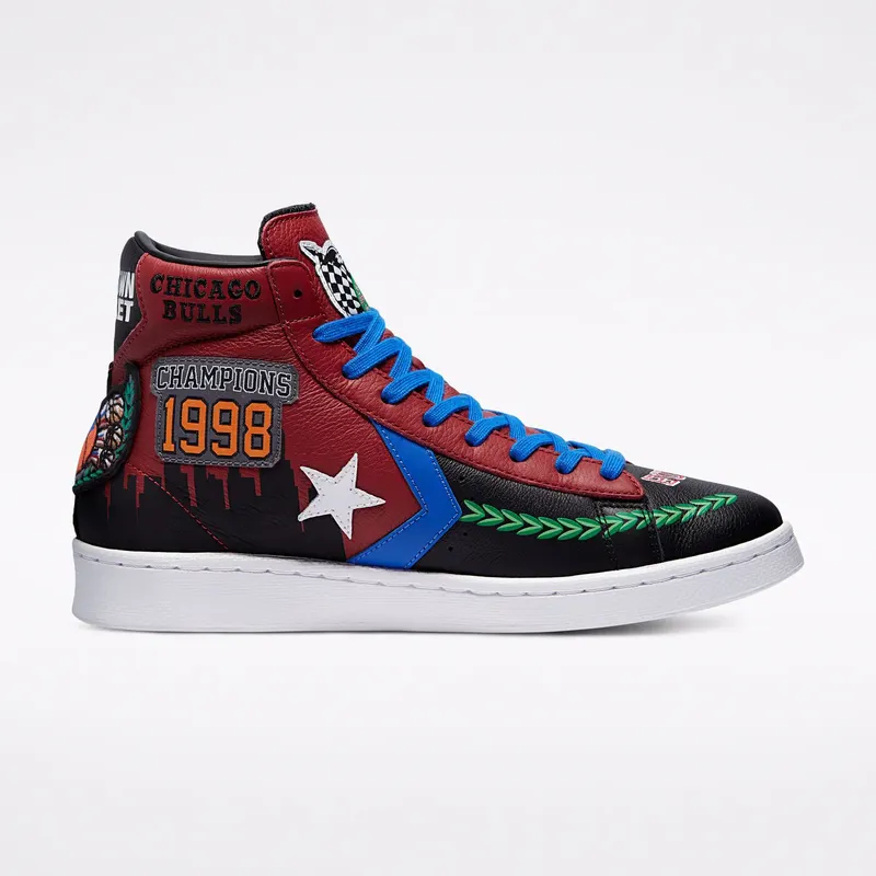 Converse x Chinatown Market “Chicago Bulls Championship Jacket” Pro Leather Hi (171241C)
