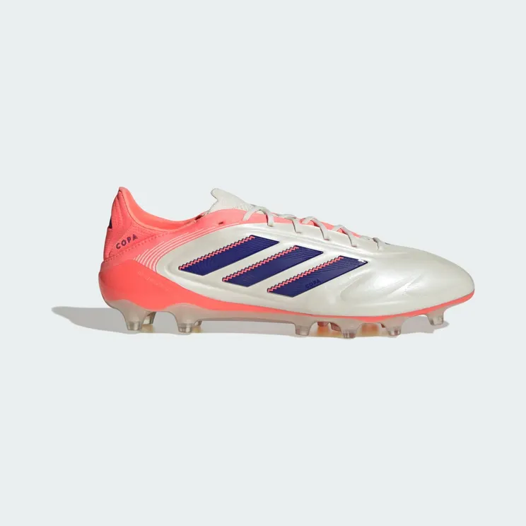adidas Copa Pure 3 Elite Artificial Grass Boots “Off White / Lucid Blue / Signal Coral” (JR2819)