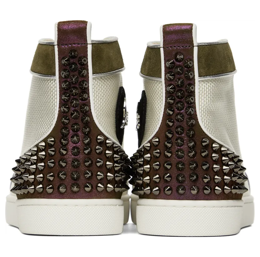 Christian Louboutin Multicolor Lou Spikes 2 Sneakers (3220711) (2)