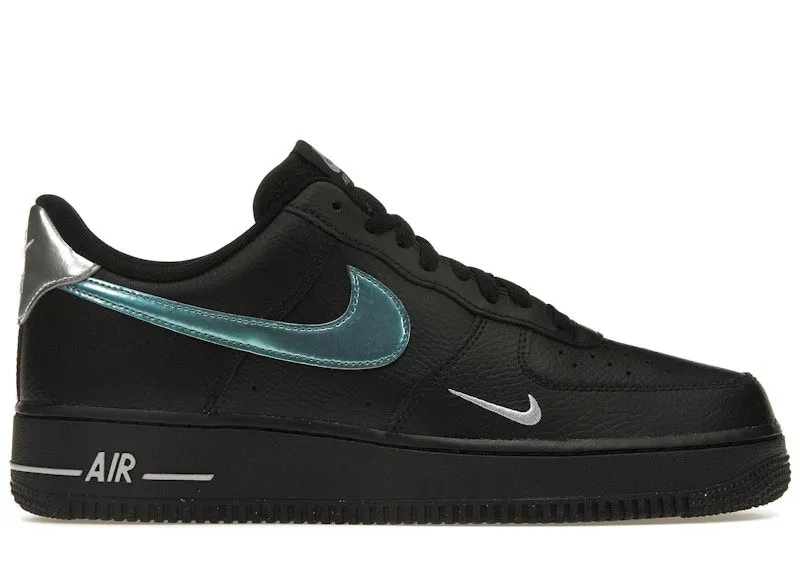 Nike Air Force 1 ’07 Low Black Blue Lightning (FD0654-001)