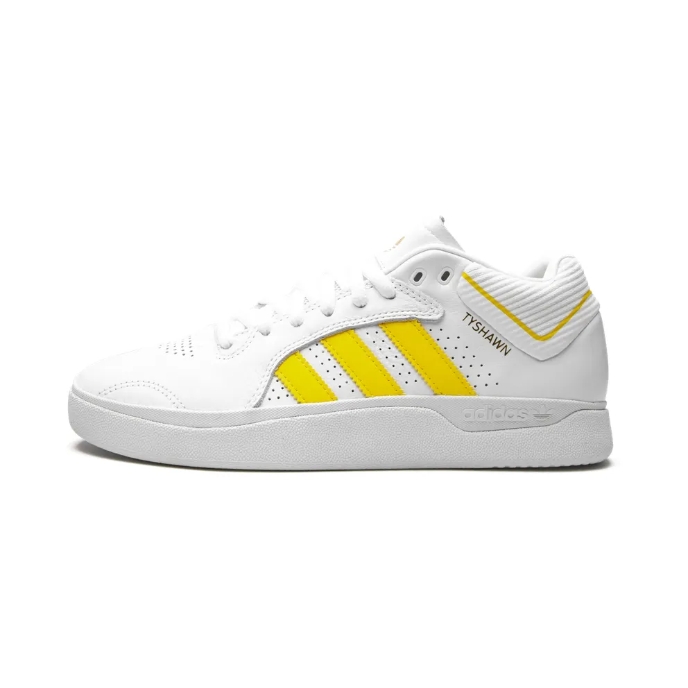 adidas Tyshawn Schuh Cloud White / Yellow / Gold Metallic (FY7476)