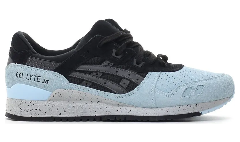 ASICS Gel-Lyte III Black Light Blue Speckle Grey (H7M3L-9090)