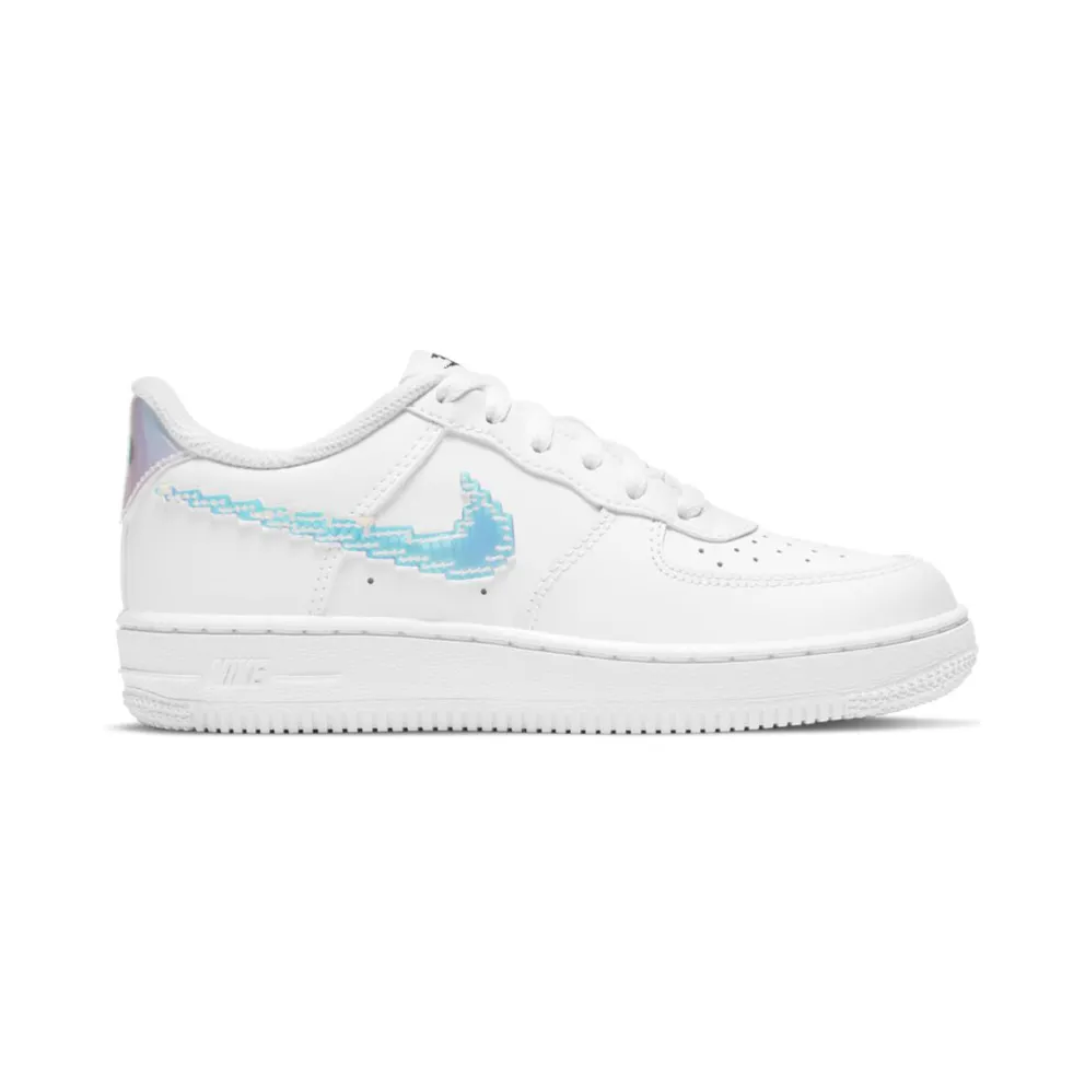 Nike Air Force 1 LV8 Digital Swoosh White (PS) (CW1584-100)