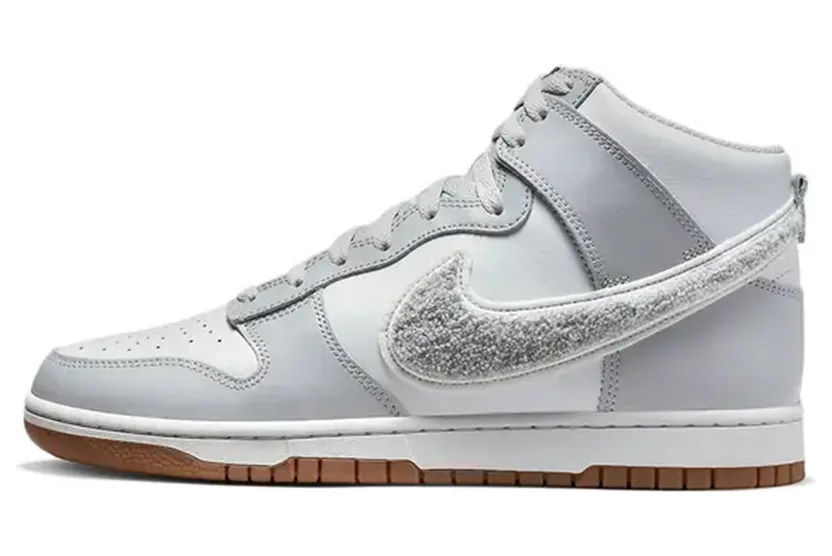 Nike Dunk High University Chenille Swoosh Light Smoke Grey (DR8805-003)