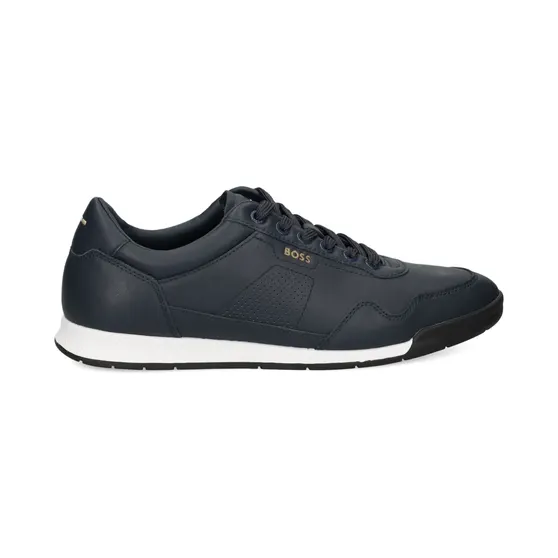 Hugo Boss Boss aus Nappaleder mit perforierten Details “Blue” (50542099)