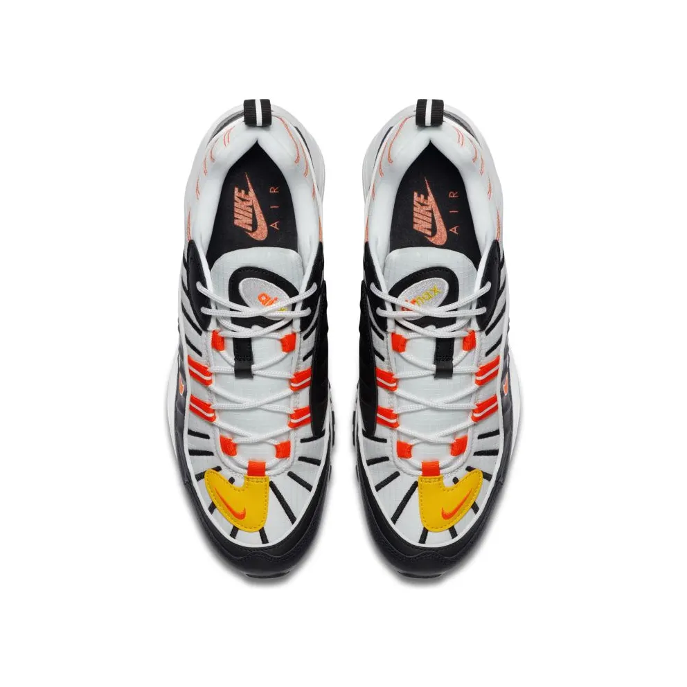 Nike Air Max 98 Black White Yellow Crimson Black/White/Chrome Yellow (640744-016)