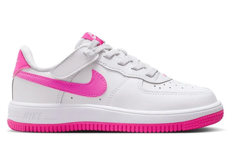 Nike Force 1 Low EasyOn White Laser Fuchsia (FN0237-102)