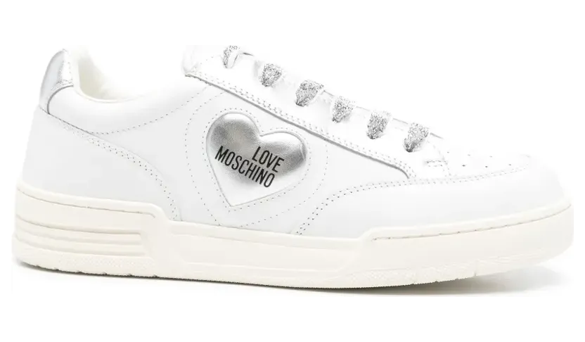 Love Moschino mit Herzapplikation “White” (JA15124G1OIA2)