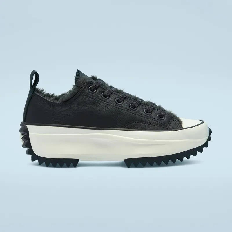 Converse Run Star Hike Ox Cozy Club Black Black/Almost Black-Egret (169551C)
