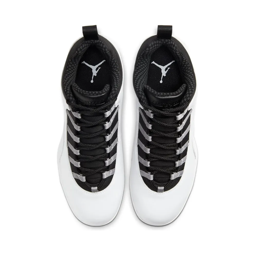 Jordan 10 TD Low Steel Grey White/Light Steel Grey-Black (CQ2072-100)