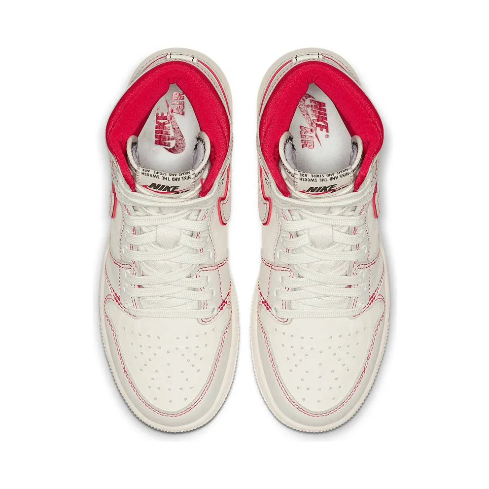 Jordan 1 Retro High Phantom Gym Red (GS) Sail/Black-Phantom-Gym Red-University Red (575441-160)