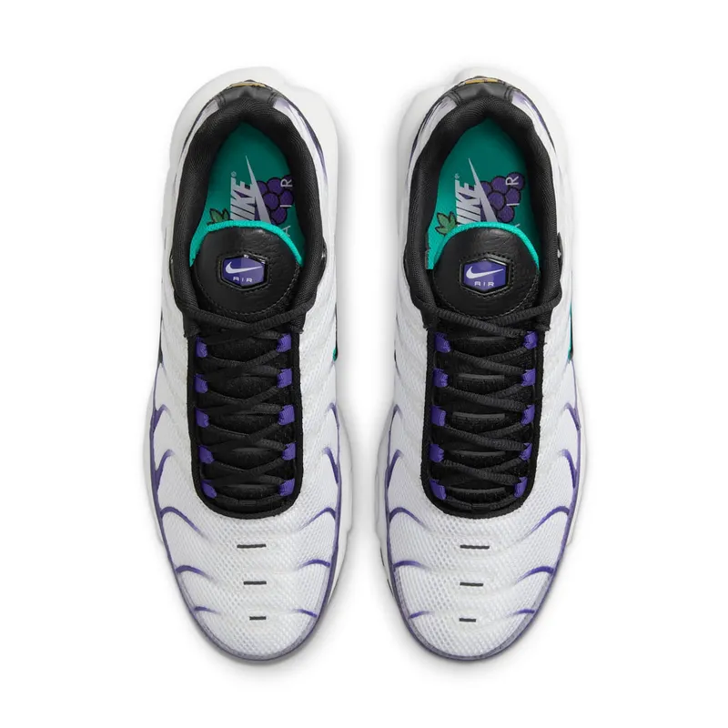 Nike TN Air Max Plus Grape – “White / Black / Grape Ice / New Emerald” (DM0032-100)