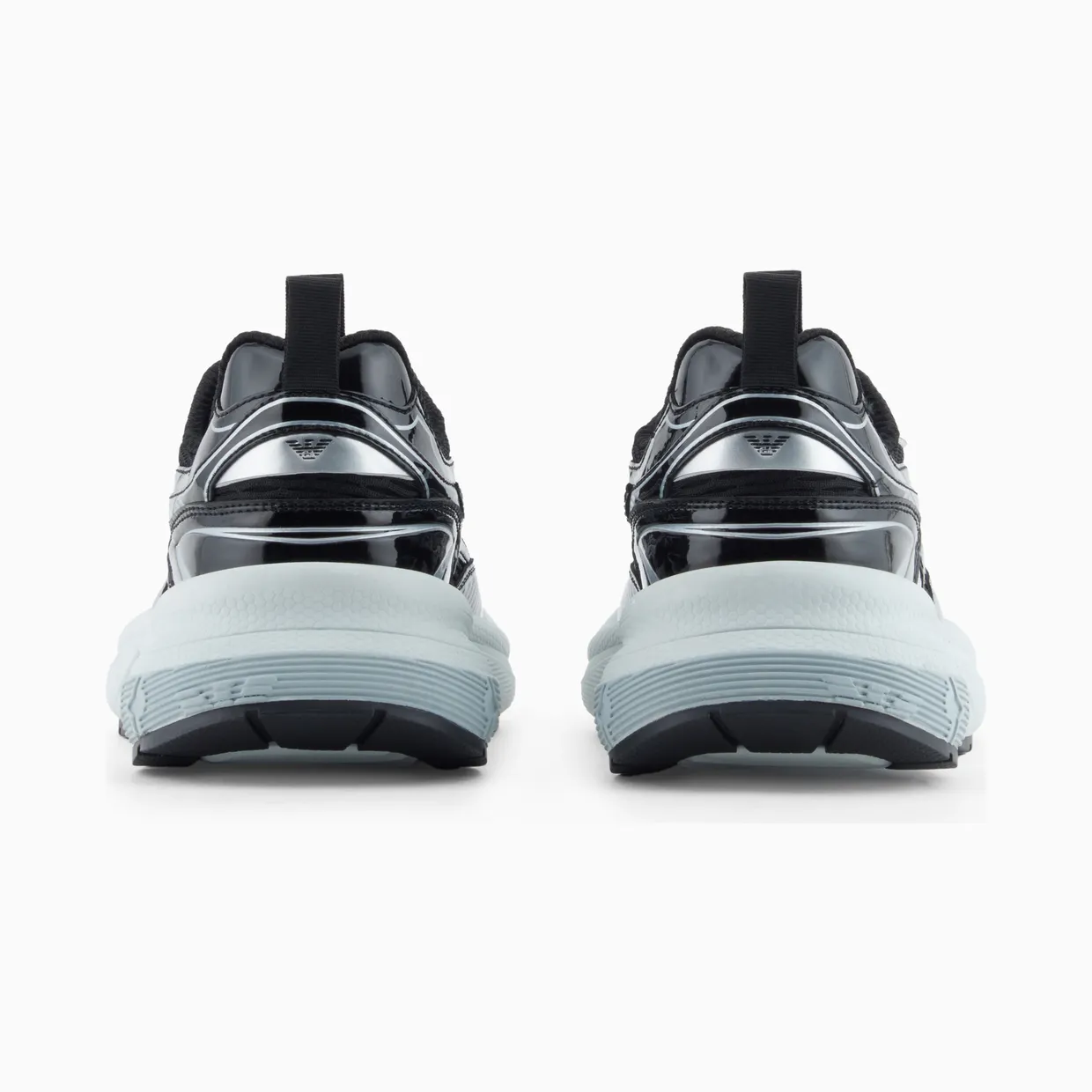 Armani Sneakers With Laminated Details And Signature Logo (EW003056-AF19766-MC372) (4)