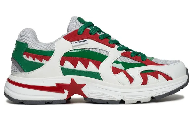 A Bathing Ape Shark Sta Italy (1FWK201304-GRN)