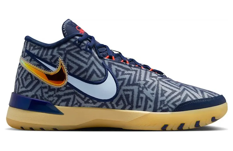 Nike LeBron NXXT Genisus Midnight Navy Soft Yellow Bright Crimson Light Armory Blue (HF0712-401)