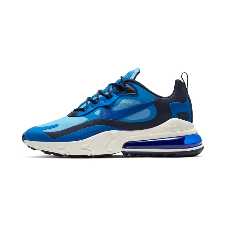 Nike Air Max 270 React “Pacific Blue / University Blue / Blackened Blue / Hyper Blue” (CI3866-400)