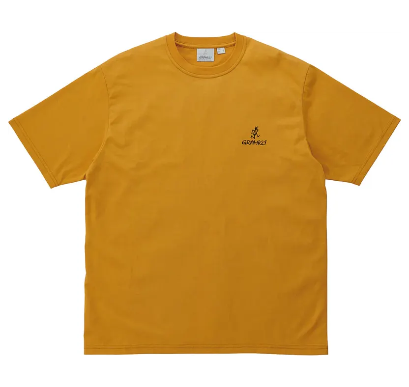 Gramicci – One Point Logo Tee – T-Shirt-kurzarm (G4SU-T096-mustard)
