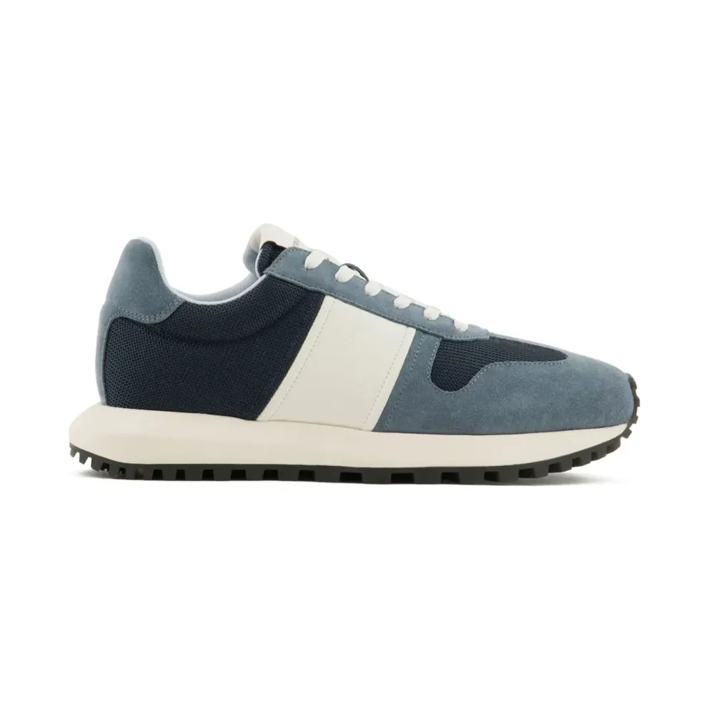 Emporio Armani Low-top with colourblocking – Blue (X4X640XR102)