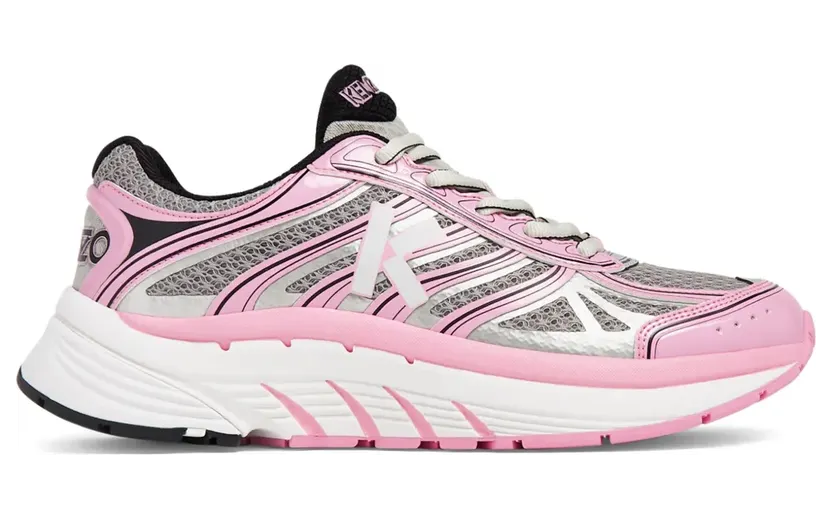 Kenzo Sneakers met logopatch – Grijs (FD62SN070F67)