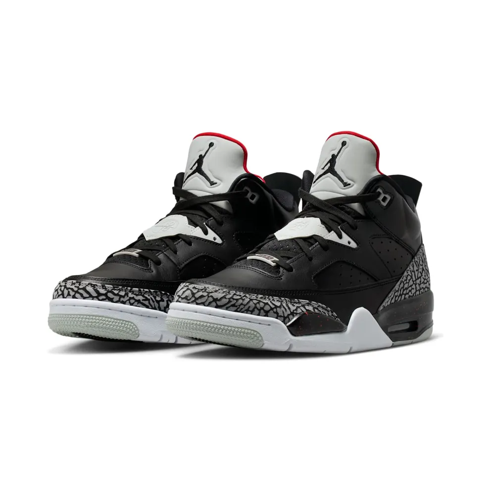 Jordan Son of Mars Low Black Cement Black/Black-University Red-Grey Mist (580603-002)